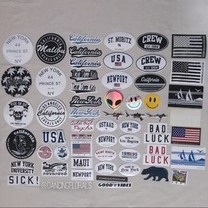 Brandy Melville 50 random selection stickers